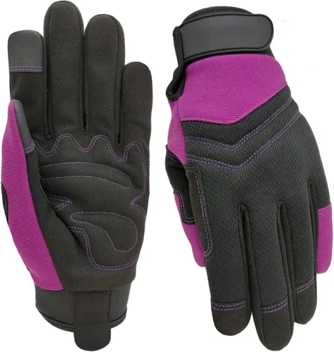 Miniatura 30 de Guantes de jardinería a prueba de espinas y resistentes a pinchazos con agarre, guante de jardín para mujer, regalos de cuero para trabajo en el 1