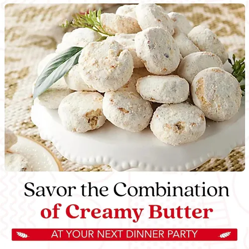 Miniatura 4 de David's Cookies - Galletas gourmet de mantequilla y pecana con pecanas crujientes y azúcar en polvo, ingredientes totalmente naturales, kosher