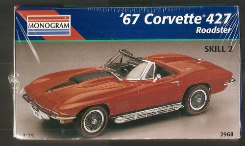 Miniatura 3 de 852968 1/25 67 Corvette 427 Roadster por Revell