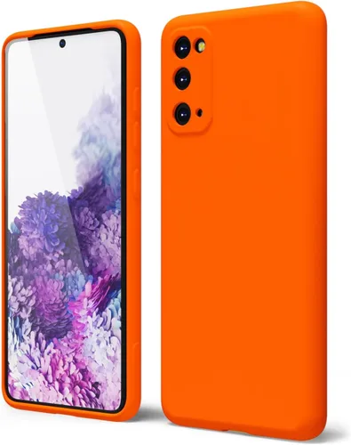 Miniatura 122 de oakxco Funda para teléfono Samsung Galaxy S21 Ultra con agarre de silicona líquida, bonita funda delgada y delgada de goma suave de TPU lisa