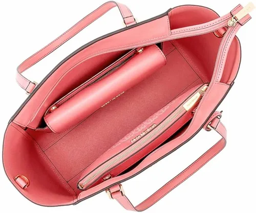 Miniatura 5 de Michael Kors Charlotte Bolso bandolera grande 3 en 1 de cuero