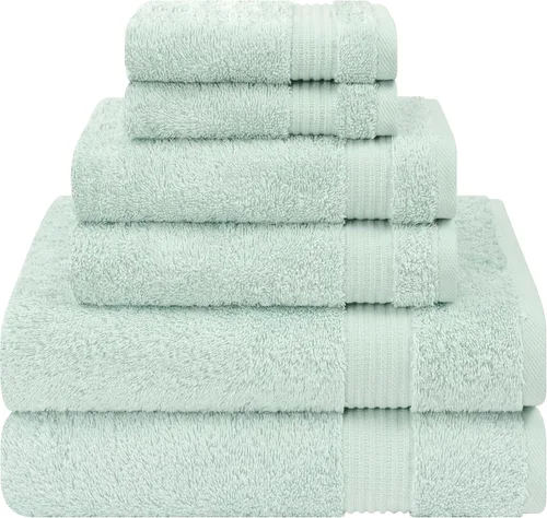 Miniatura 134 de Cotton Paradise 4 piezas de toallas turcas para baño, juego de toallas extra grandes suaves y afelpadas para baño, color beige