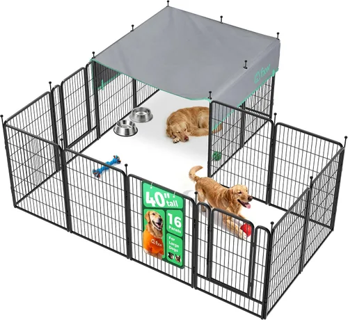 Miniatura 37 de FXW Rollick - Corralito para perros para patio, campamento con casa rodante, patentado, 24 pulgadas, 2 paneles