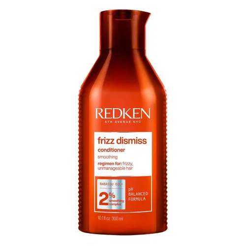 Acondicionador Redken Frizz Dismiss - Control del encrespamiento para todo tipo de cabello, hidrata y suaviza, mejora el brillo, con aceite de babasú