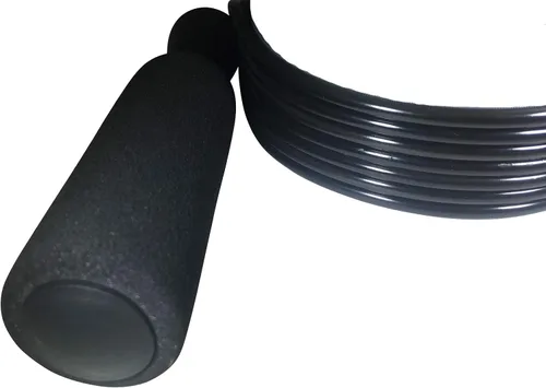 Miniatura 7 de Cuerda de saltar ajustable negra, duradera y fácil de ajustar para hombres, mujeres, niños de todas las alturas y niveles de habilidad