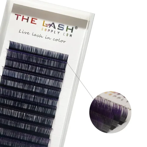 Miniatura 31 de THE LASH SUPPLY Extensiones de pestañas de volumen de color para Halloween, rizo CC, 0.51-0.70 pulgadas de longitud, 0.07 de grosor, rizo natural