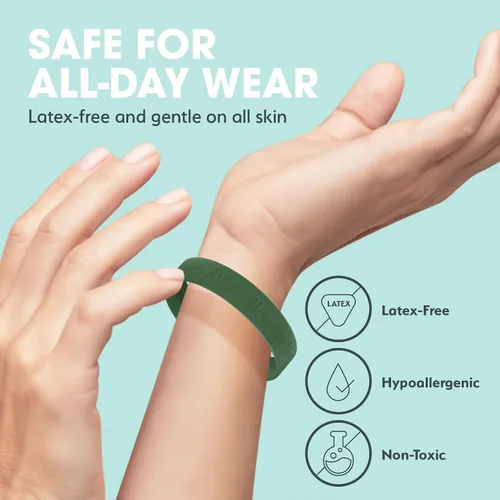 Miniatura 40 de Reminderband - Pulsera clásica de silicona 100% personalizada – Pulsera de goma de silicona personalizada – Personalizable, eventos, regalos, apoyo