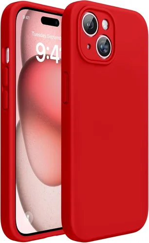 Miniatura 34 de Miracase Funda diseñada para iPhone 13, con protector de pantalla de vidrio templado, forro de microfibra suave antiarañazos, funda de goma