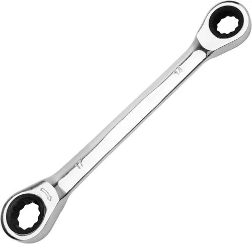Miniatura 27 de Utoolmart Llave de trinquete, llave métrica de extremo de caja doble de 0.315 in x 0.394 in, acero CR-V