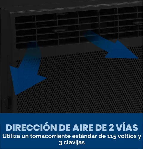 Miniatura 5 de GE - Unidad de aire acondicionado para ventana, 5,000 BTU para habitaciones pequeñas de hasta 150 pies cuadrados. Con ventilador ajustable manual
