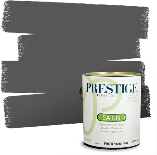 Miniatura 28 de PRESTIGE Paints - Pintura interior e imprimación en uno, 1 galón, cáscara de huevo, pimienta envejecida