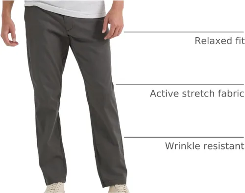 Miniatura 28 de Lee Pantalón cónico relajado con frente plano Extreme Motion para hombre