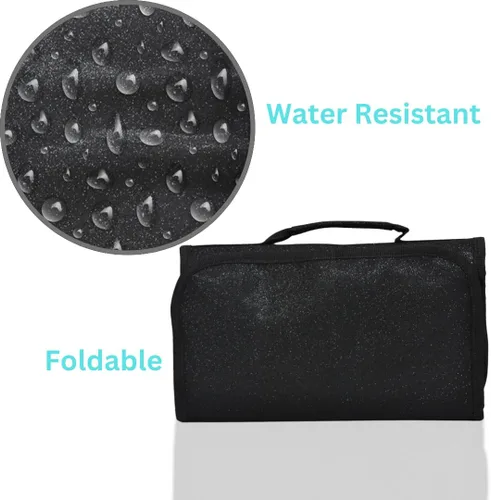 Miniatura 3 de NGIL Neceser colgante de viaje con purpurina para animadoras y equipos de baile, organizador de artículos de tocador y neceser para mujer, bolsa