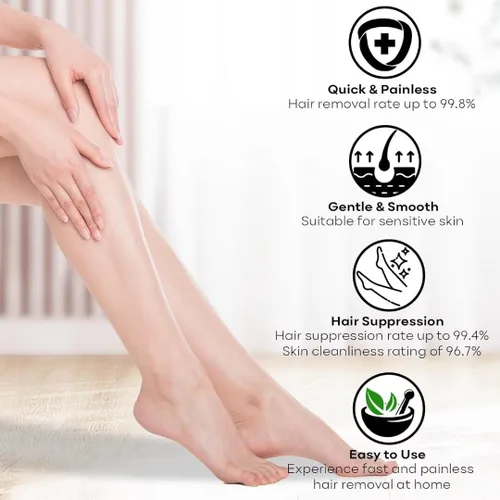 Miniatura 4 de Crema depilatoria: depilación íntima/privada para mujeres y hombres, loción depilatoria sin dolor para bikini, piernas, brazos, axilas y cuerpo