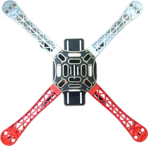 Miniatura 3 de Share Goo F450 4-Axis Multi Rotor Airframe 17.717 in Drone Frame Airframe Airframe FrameWheel con aterrizaje Skid Gear para RC Quadcopter Kits