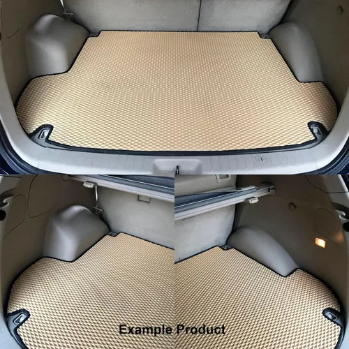 Miniatura 7 de Alfombrilla de maletero de carga personalizada para Mazda CX-3 2015-2023 - Bandeja de forro de maletero fácil de limpiar (beige)