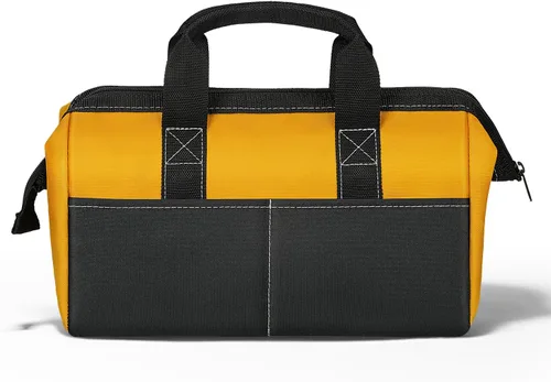 Miniatura 3 de WINHUNT Bolsa de herramientas portátil de 15 pulgadas con 5 bolsillos, bolsa de herramientas resistente para herramientas, 37x21x26cm, nailon
