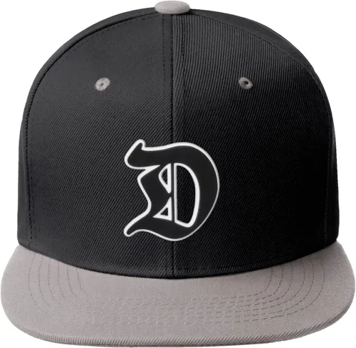 Miniatura 1411 de Daxton Gorra clásica con visera de billete plano con letras del alfabeto inglés antiguo de la A a la Z