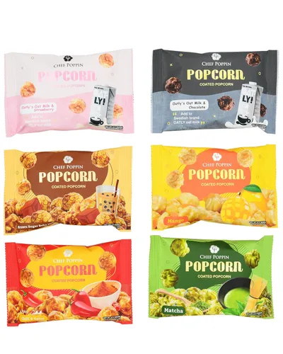 Miniatura 29 de CHEF POPPIN Palomitas de maíz con sabor gourmet de estilo asiático, sin OMG, Air Popped, paquete múltiple de 0.71 onzas