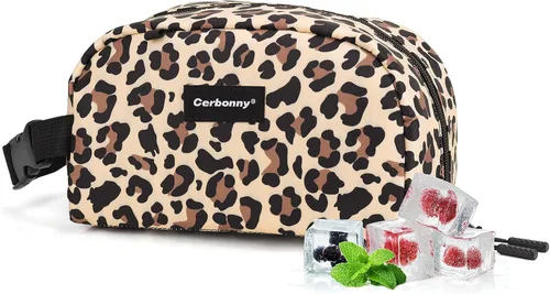 Miniatura 25 de Bolsa de almuerzo enfriadora - Congelable y aislada para viajes, niños/adultos, apta para yogur Rosa