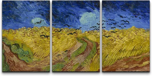 Miniatura 129 de Lienzo decorativo para pared - cuadro con estampado Giclée para decoración del hogar Noche estrellada sobre el Ródano