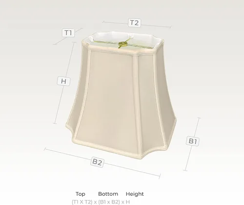 Miniatura 2 de Royal Designs, Inc. Persiana rectangular de esquina invertida, BS-712-11BG-2, oro antiguo, (4.25 x 6) x (8 x 11) x 8.75, juego de 2