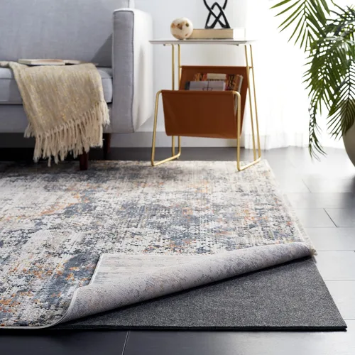Miniatura 9 de SAFAVIEH Almohadilla de doble superficie para alfombra, alfombra de 2 x 6 pies, 1/4 pulgadas de grosor, fieltro + goma, diseño antideslizante