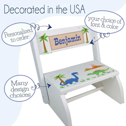 Miniatura 6 de My Bambino Taburete de avión personalizado para niños y niños pequeños