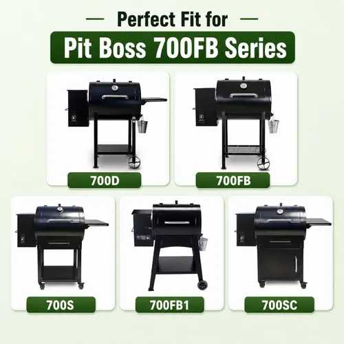 Miniatura 3 de GRISUN Rejilla de calentamiento plegable para parrilla de pellets Pit Boss 700FB, estante de calentamiento superior de acero inoxidable para Pit