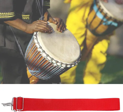 Bnineteenteam Correa de hombro de tambor de mano Djembe africana correa de hombro correa de tambor correa de tambor para rendimiento de escenario