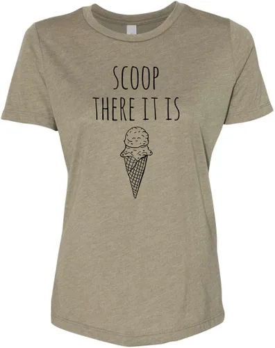 Miniatura 11 de Cute Women's Screen Printed Crew Neck Tee, Shirts With Sayings, Dusty Blue or Olive