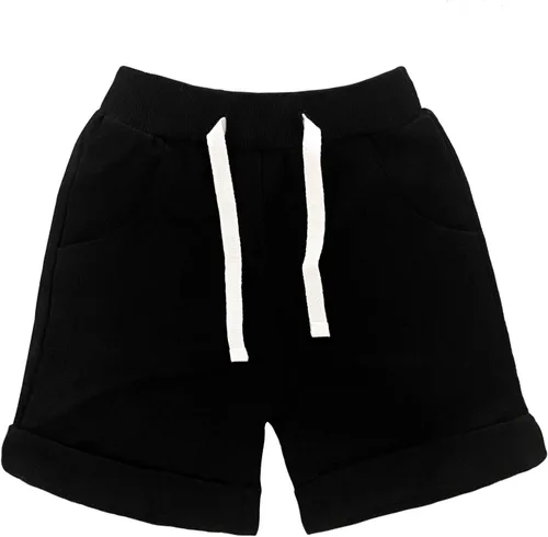 Miniatura 3 de SOBOWO Pantalones cortos deportivos de verano para bebés niños y niñas, paquete de 3 unidades, pantalones deportivos de algodón sólido, pantalones