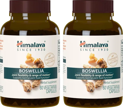 Himalaya Boswellia, apoyo articular para movilidad y flexibilidad, promueve la preservación de tejidos, 250 mg, 60 cápsulas, suministro de 1 mes,