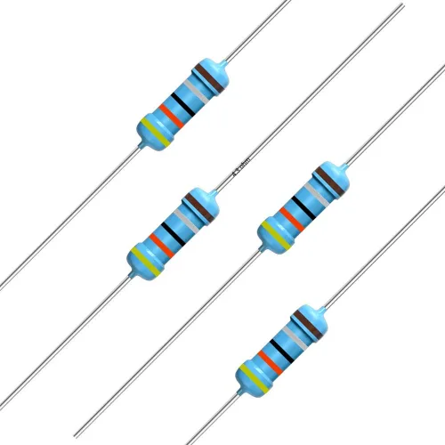 Miniatura 151 de California JOS 100 unidades de resistencia de 0.12 ohmios 1/4w (0.25 W) Resistencia fija de película metálica de tolerancia ±1%, más de 189 valores