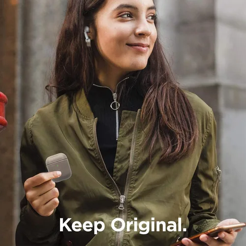 Miniatura 8 de Funda de piel auténtica para Airpods – Funda para Airpod de 1ª generación y funda para Airpod de 2ª generación compatible con Magsafe y soporta