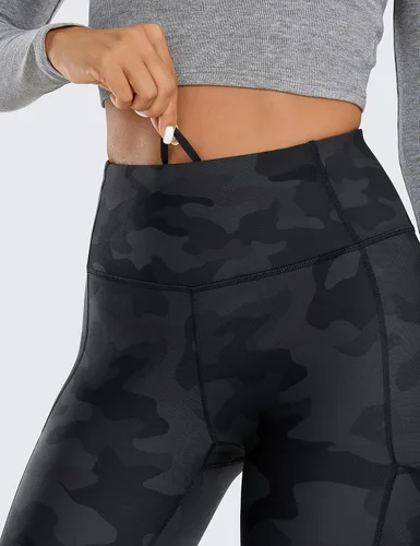 Miniatura 3 de CRZ YOGA Leggings térmicos con forro polar para mujer de 28 pulgadas, pantalones de senderismo cálidos de cintura alta con bolsillos, mallas