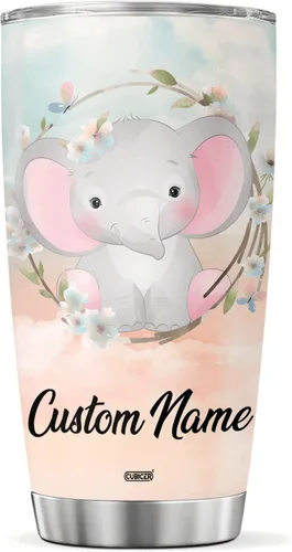 Miniatura 16 de CUBICER Vaso de café personalizado con diseño de oso y tapa aislada, regalos de Navidad para niños, mujeres y adultos, tazas de acero inoxidable