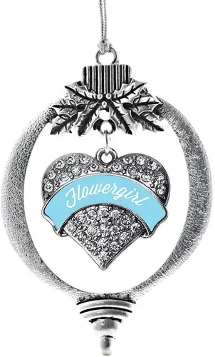Miniatura 51 de Inspired Silver - Adorno con dije de hermana gemela - Adornos navideños de plata con circonitas cúbicas