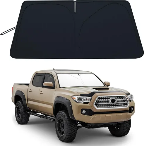 Miniatura 14 de Protección Solar para Parabrisas para Jeep Wrangler JL JLU 2018-2026 y Jeep Gladiator 2020-2026 310T Poliéster Cubierta Completa Plegable Protector