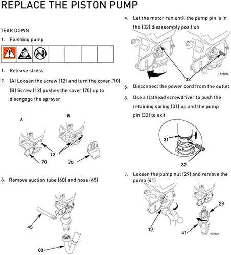 Miniatura 4 de Kit de reparación de accesorios de bomba de aerosol de pintura sin aire compatible con Graco 244194 pulverizador de pintura sin aire 295 390 piezas