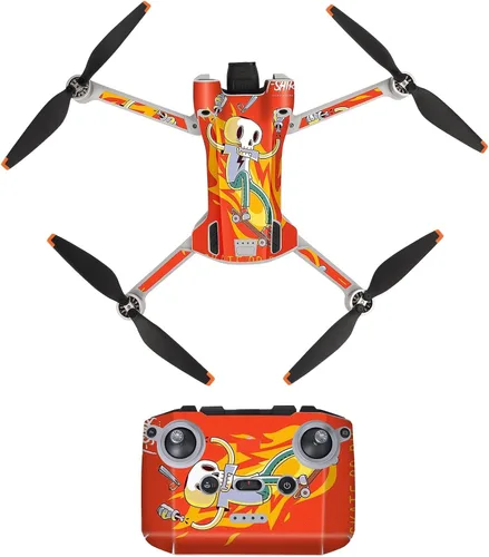 Miniatura 18 de YANHAO [Piezas de dron] para DJI Mini 3 Pro Drone Body y RC-N1 Control remoto Calcomanías de PVC Adhesivos de PVC a prueba de arañazos Juego de Rc 01
