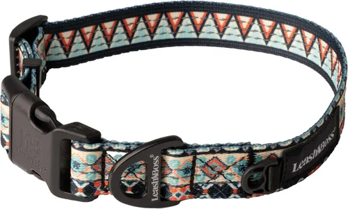 Miniatura 8 de Leash Boss Collar reflectante ajustable para perro, hebilla de liberación rápida y ribetes e hilos reflectantes para perros pequeños, medianos