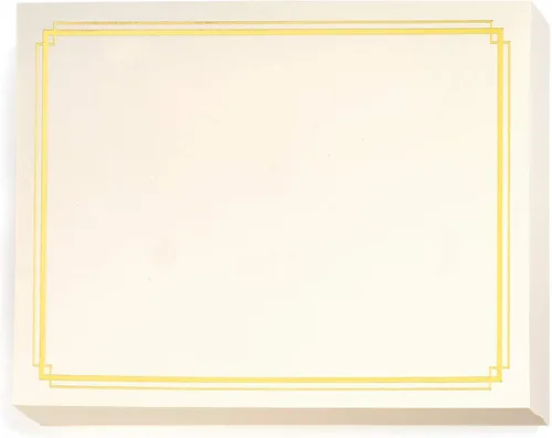 Miniatura 16 de PaperDirect Certificados de especialidad imperial de papel de aluminio – 50 hojas de papel blanco de 38 libras, 8½ x 11 pulgadas, borde doble