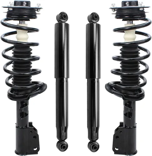 Miniatura 41 de Detroit Axle - Amortiguadores de puntales RWD para Infiniti G35 03-06, 2 amortiguadores traseros, 2 puntales delanteros y muelles helicoidales 2003