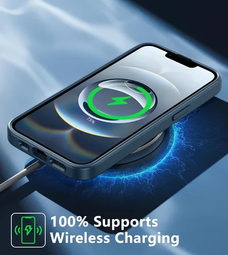Miniatura 1657 de FNTCASE Funda para iPhone 13 Pro-Max: Fundas magnéticas transparentes compatibles con Magsafe Slim anti amarillamiento protección contra caídas