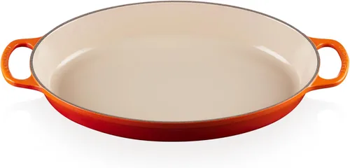 Miniatura 12 de Le Creuset - Cacerola ovalada de hierro fundido esmaltado Signature, 3 cuartos de galón, alcachofa