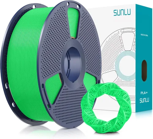 Miniatura 31 de SUNLU - Filamento PLA Plus para impresora 3D, 1.75 mm, bobina de 1 kg (2.2 lb), enrollado de forma ordenada, precisión dimensional ±0.02 mm