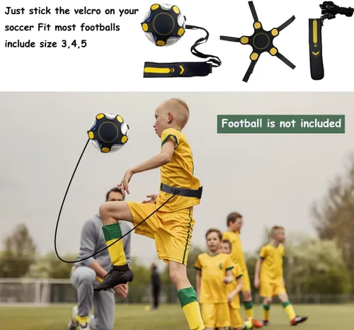 Miniatura 8 de Soccer Agility Training Equipment Set, Soccer Accessories 12 Rung 20Ft Agility Ladder, 12 Disc Cones, Solo Soccer Trainer, Jump Rope - Speed