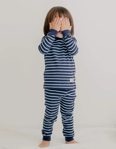 Miniatura 4 de VAENAIT BABY 12M-12Y Kids Boys Girls Unisex Toddler Colorful StripeSimple Holiday Sleepwear Pajama 2pcs Set