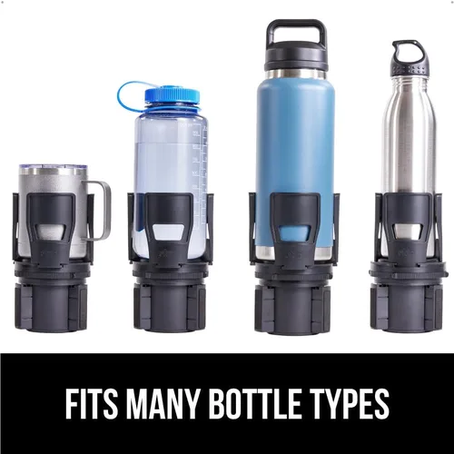 Miniatura 4 de GORILLA GRIP En Espera de Patente Expansor de Portavasos para Coche, Mantiene Tazas Grandes de Bebidas Seguras, Expande para Ajustarse a Yeti, Negro
